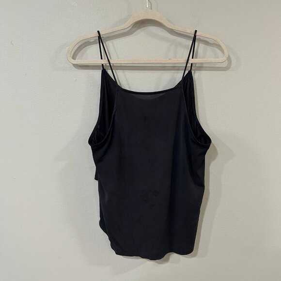 Urban Outfitters Silence & Noise Black Spaghetti Strap Flowy Halter Tank Top - Picture 1 of 3